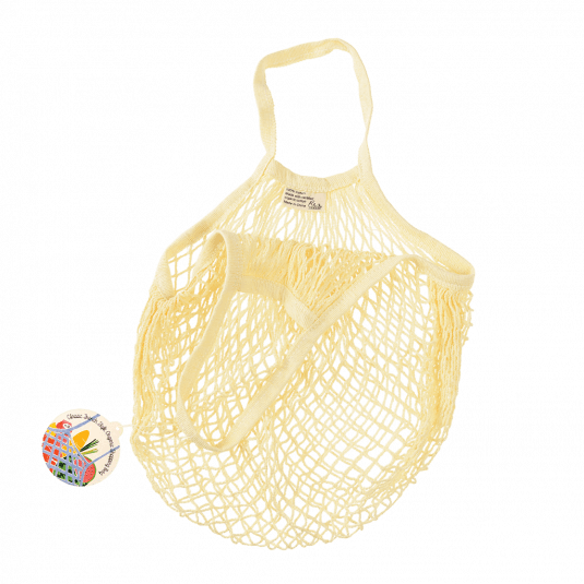 Cream Organic Cotton Net Bag