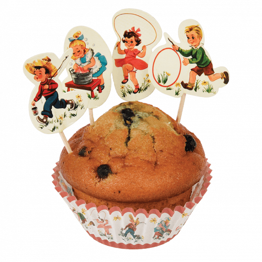 Vintage Kids Cupcake Kit