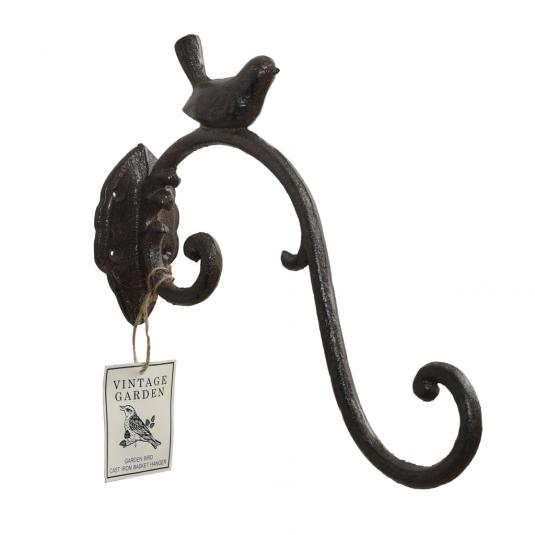 Garden Bird Cast Iron Basket Hanger ﻿Rex London