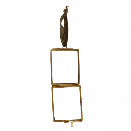 Brass Hanging Frame 4.5x5.5cm