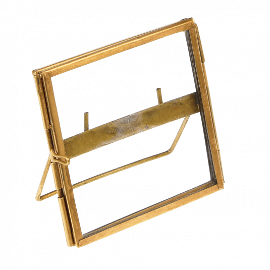 Standing Brass Frame 8x8cm