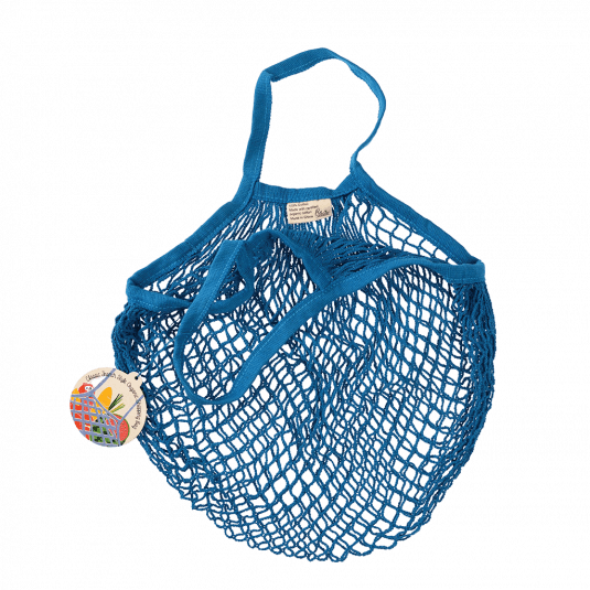 ﻿Greek Blue Organic Cotton Net Bag | ﻿Rex London