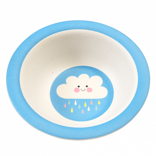 Happy Cloud Bamboo Bowl