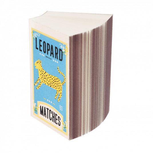 Leopard Matchbox Notepad