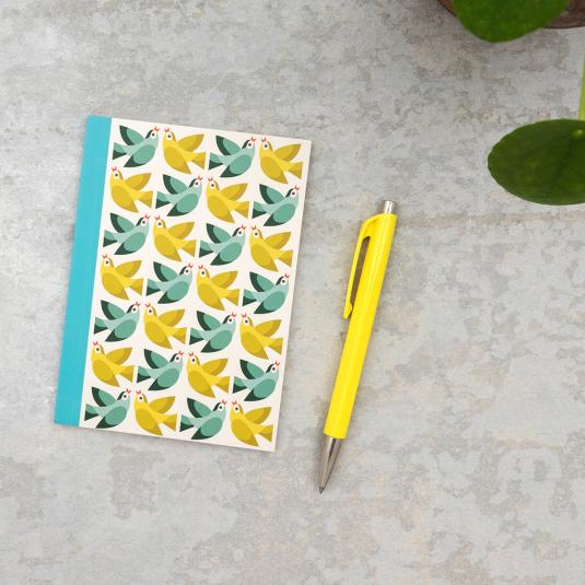 Love Birds A6 Notebook