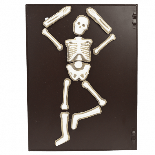 Make Your Own Glow In The Dark Skeleton Magnet