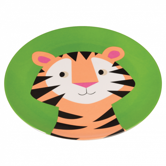Tiger Melamine Plate
