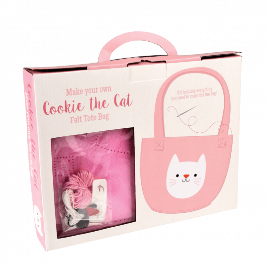 Sew Your Own Cookie The Cat Tote Bag