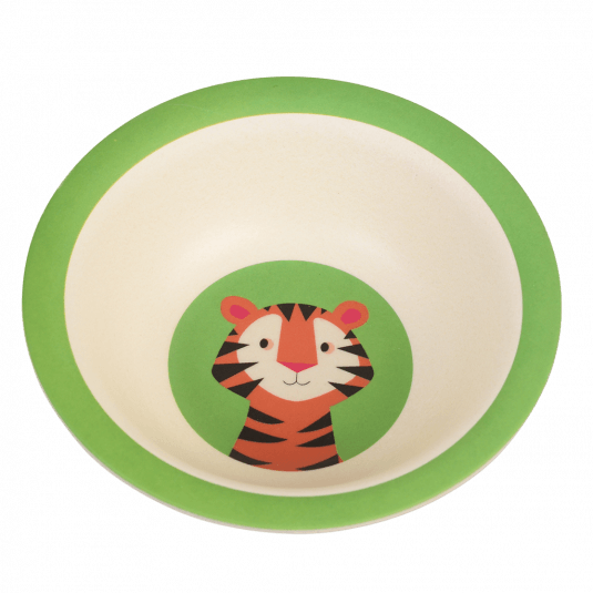 Teddy The Tiger Bamboo Bowl