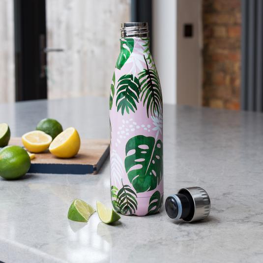 Tropical Palm Stainless Steel Bottle