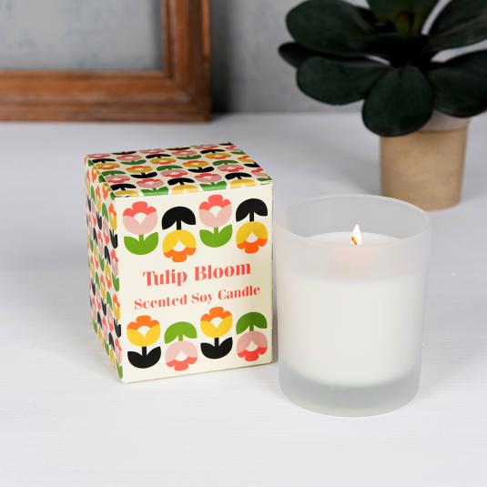 Tulip Bloom Boxed Scented Candle