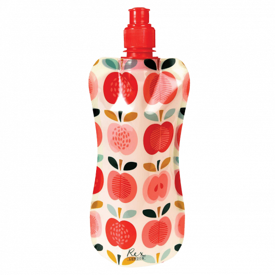 Vintage Apple Folding Water Bottle