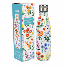 Wild flowers stainless steel drinking bottle 500ml out of box