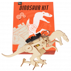Motorised dinosaur kit fully assembled with box