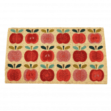 vintage apple design doormat surface