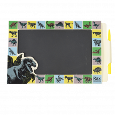 Magic Slate toy in white with dinosaur design