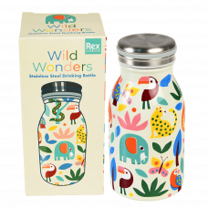 Wild Wonders 250ml stainless steel bottle with box