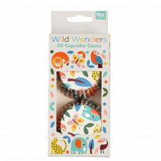 Wild Wonders cupcake cases pack of 50 in box