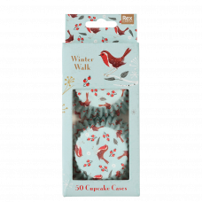 Winter Walk cupcake cases pack of 50 in box