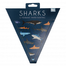 Sharks Paper Bunting