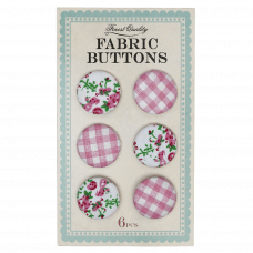Pink Fabric Buttons