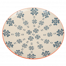 Stoneware Plate Medina Blue Tile