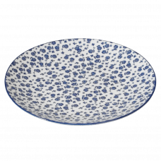 Japanese Side Plate Blue Daisy