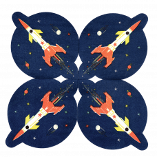 Space Age Napkins (pack Of 16)