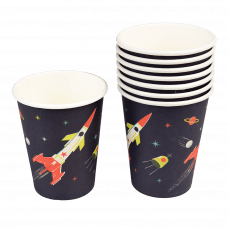 Space Age Paper Cups (set Of 8)