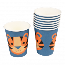 Ziggy The Tiger Paper Cups (set Of 8)