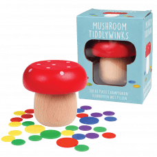 Wooden Mushroom Tiddlywinks