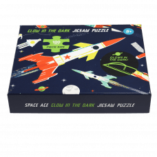 Space Age Glow In The Dark Puzzle (100 Piece)