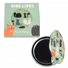 Nine Lives Pocket Mirror