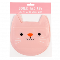 Cookie The Cat Snack Bags (set Of 3)