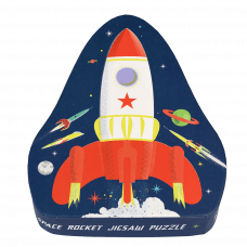 Space Age Rocket Jigsaw Puzzle