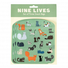 Nine Lives Snack Bags (set Of 3)