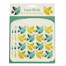 Love Birds Snack Bags (set Of 3)
