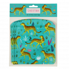 Cheetah Snack Bags (set Of 3)