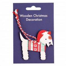 Scottie Dog Christmas Decoration