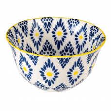 Batik Print Stoneware Bowl
