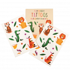 Colourful Creatures Temporary Tattoos (2 Sheets)