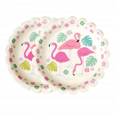 Flamingo Bay Paper Plates (pack Of 8)