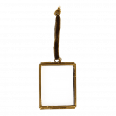 Brass Hanging Frame 4.5x5.5cm