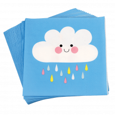 Happy Cloud Napkins (pack Of 20)