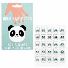 Miko The Panda Nail Stickers (pack Of 25)