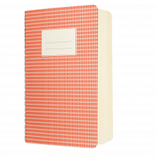 Orange Abstract A5 Notebook
