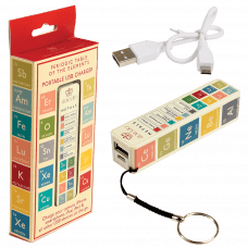 Periodic Table Usb Portable Charger