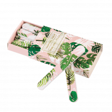 Tropical Palm Matchbox Nail Files (pack Of 12)
