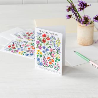Wild Flowers Greeting Cards (pack Of 10)