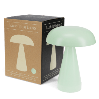 Touch dimmable mushroom table lamp - Mint green